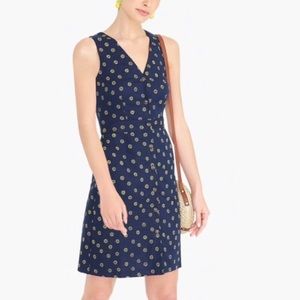 J. Crew Navy Daisy Dress
